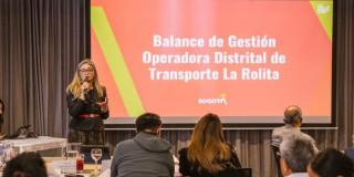 Presentación de la gerente general de La Rolita