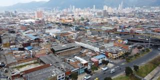Foto panorámica de Bogotá