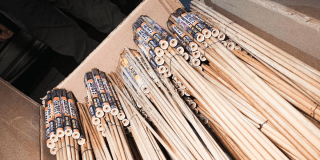 Imagen de la pólvora incautada