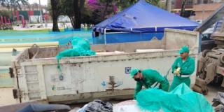 Foto de un ecopunto ubicado en Bogotá