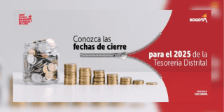 Imagen de la pieza gráfica que muestra las fechas de cierre para el 2025