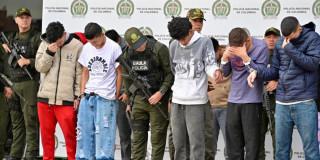 En la foto varias personas capturadas