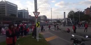 Imagen de la Autopista Norte a la altura de la Calle 100