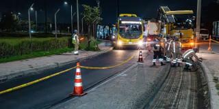 Foto de obras de la UMV en Bogotá