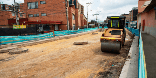 Imagen de una calle siendo arreglada