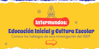 Imagen gráfica que muestra el texto: intermundos educación inicial y