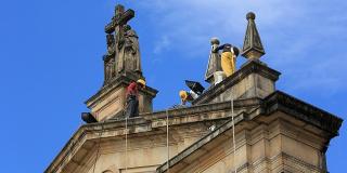 Bogotá embellece 30 bienes patrimoniales por la llegada del papa Francisco. Foto: Prensa Alcaldía Mayor Bogotá embellece 30 bienes patrimoniales por la llegada del papa Francisco. Foto: Prensa Alcaldía Mayor
