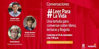 Piedad Bonnett, invitada a la tertulia Leer para la Vida