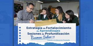 Sesiones virtuales para que alumnos se preparen para examen Saber 11