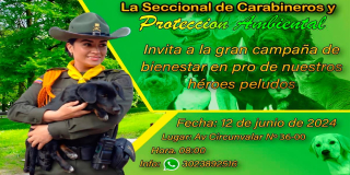 Lleva a tu perrito a la jornada de esterilización de la Policía el 12 de junio