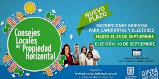 Elecciones Consejos Locales de Propiedad Horizontal Elecciones Consejos Locales de Propiedad Horizontal